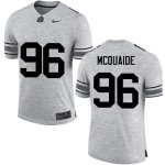 Men's Ohio State Buckeyes #96 Jake McQuaide Gray Nike NCAA College Football Jersey Outlet XZU7444OO